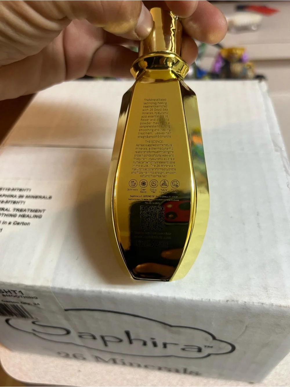 26 Count Mineral Treatment Smoothing Oil - Gold